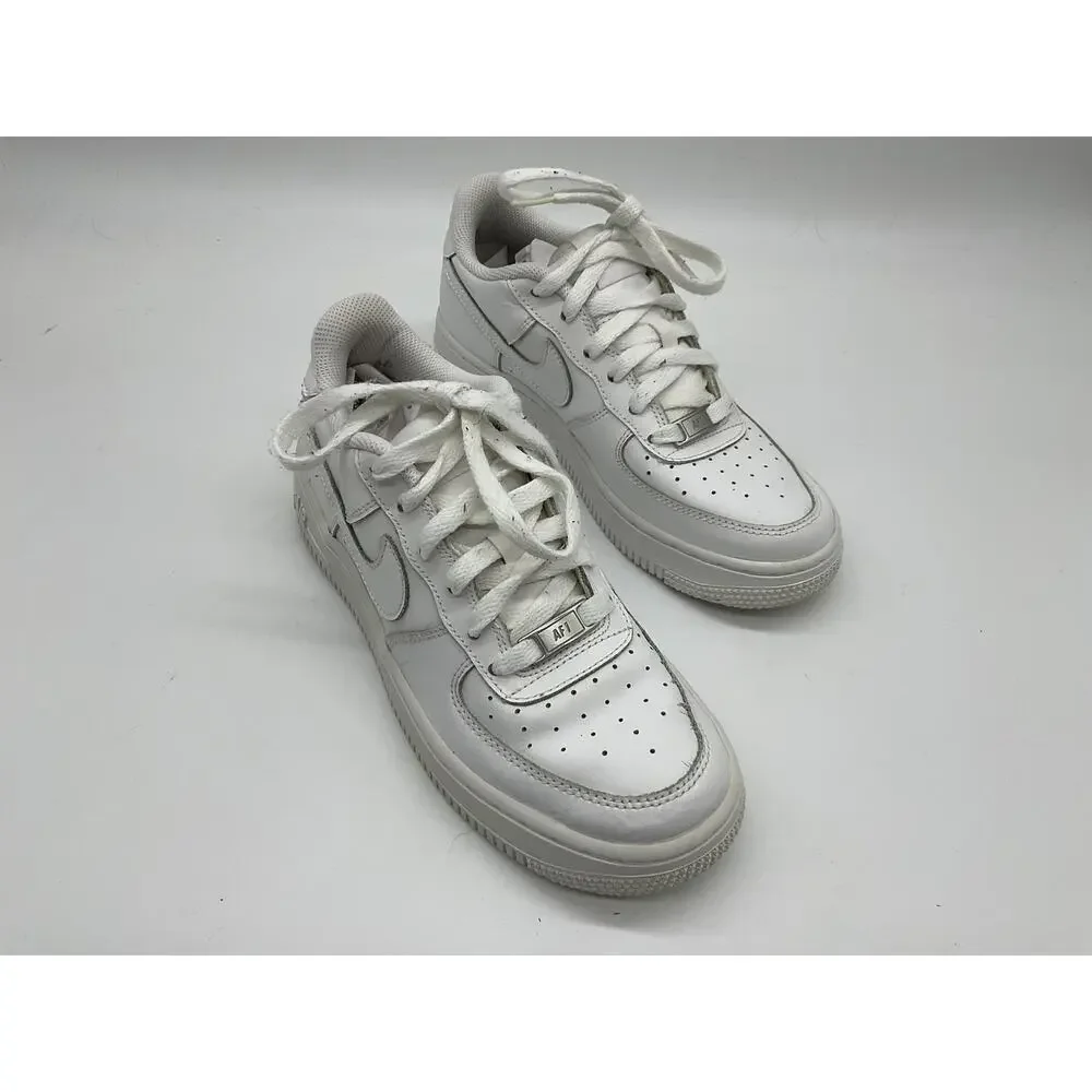 Nike Shoes Unisex‎ Kids 5.5Y White Air Force 1 Low Leather Athletic Sneakers